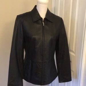 Lightweight leather jacket